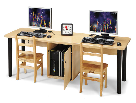 Dual Computer Lab Table Dual Computer Lab Table