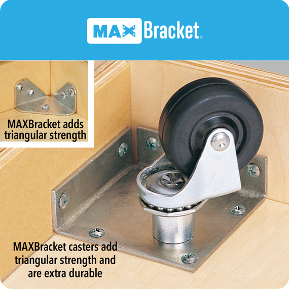 Double-Sided Island – Straight Shelf Storage
