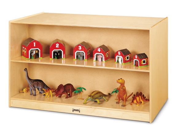 Double-Sided Island – Straight Shelf Storage Double-Sided Island – Straight Shelf Storage