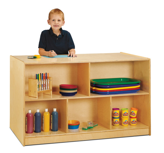 Double-Sided Island - Single + 20 Cubbie-Tray