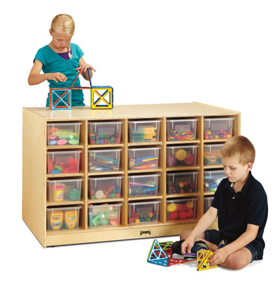 Double-Sided Island - 40 Cubbie-Tray Double-Sided Island - 40 Cubbie-Tray