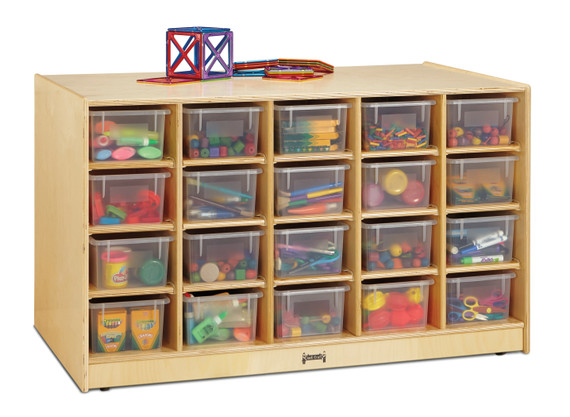 Double-Sided Island - 40 Cubbie-Tray Double-Sided Island - 40 Cubbie-Tray