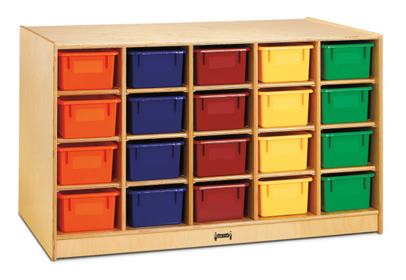 Double-Sided Island – 40 Cubbie-Tray - without Trays