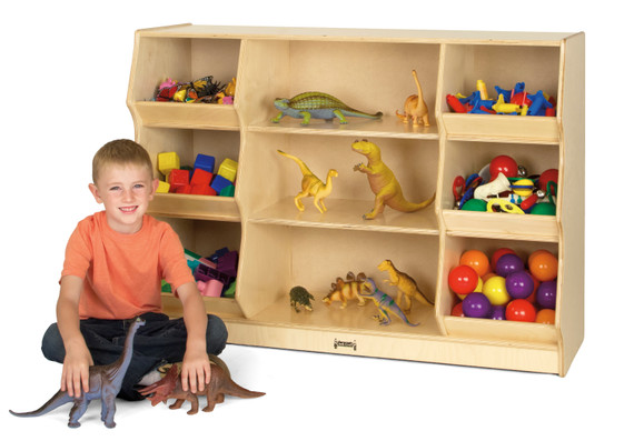 Open Storage with Beveled Front Open Storage with Beveled Front