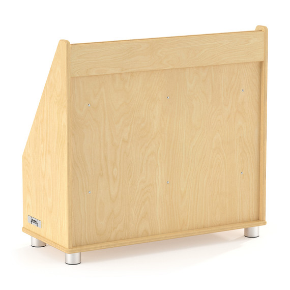 4 Shelf Wooden Classroom Bookshelf Display Stand