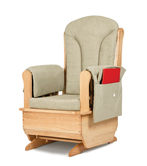 Glider Rocker - Beige Cushions Glider Rocker - Beige Cushions