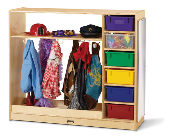 Dress-Up Storage – with Colored Tubs