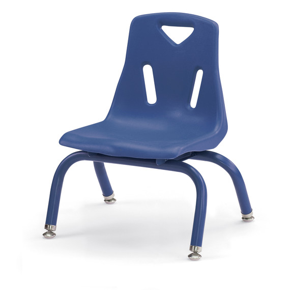 Stacking Chair with Powder-Coated Legs