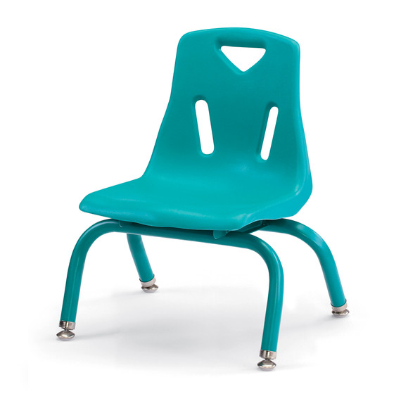 Stacking Chair with Powder-Coated Legs