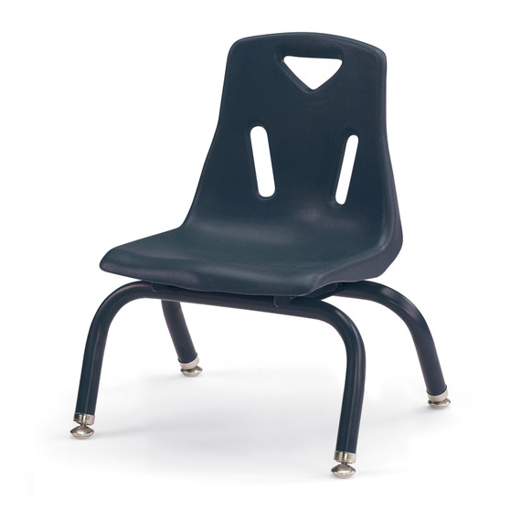 Stacking Chair with Powder-Coated Legs