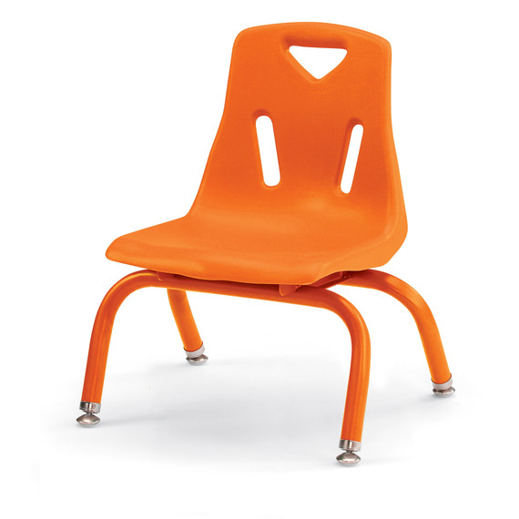 Stacking Chair with Powder-Coated Legs