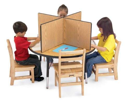Study Carrel - 6 Carrels - Standard - Oak/Black
