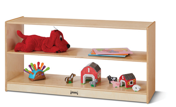 Toddler Fixed Straight-Shelf with See-Thru Back