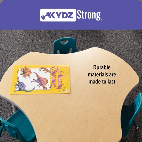 Kids 4 Person Mobile STEM Storage School Classroom Table