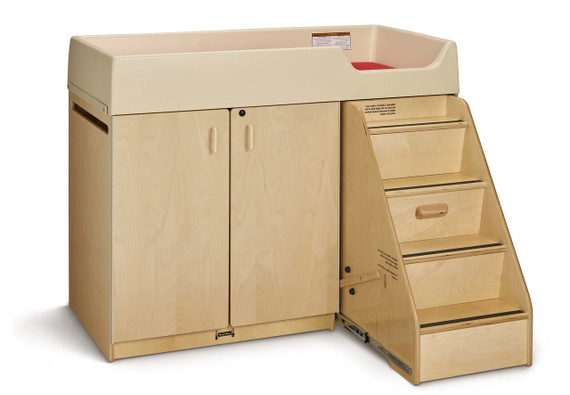 Diaper Changer with Stairs