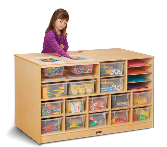 Mobile Twin Storage Island