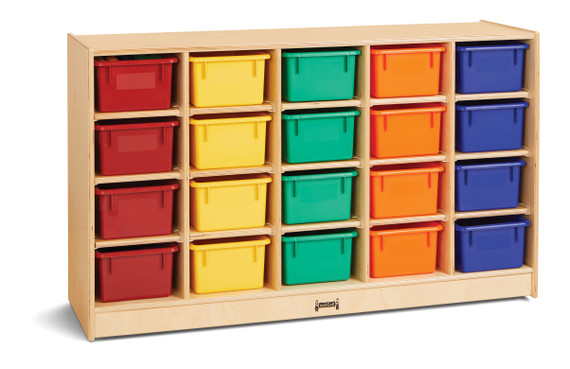20 Cubbie-Tray Mobile Storage