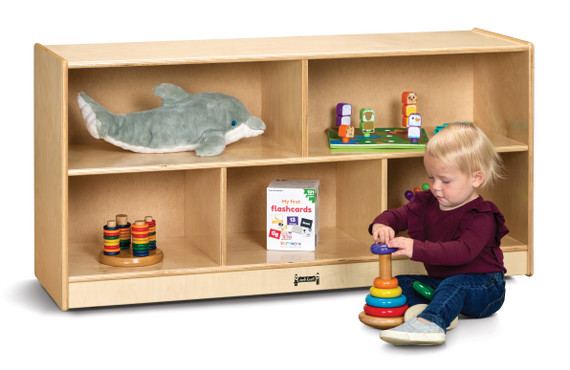 Toddler Wooden Single Mobile Storage Unit