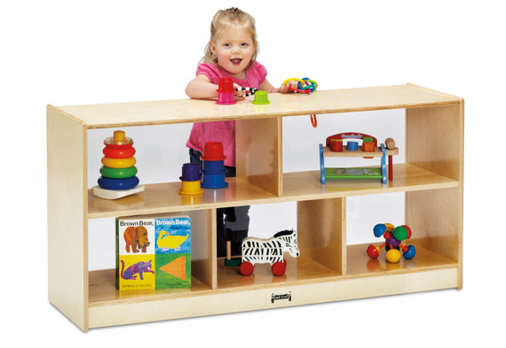 Toddler Wooden Single Mobile Storage Unit
