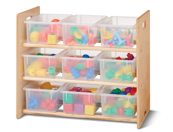 Cubbie-Tray Storage Rack