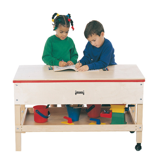 Sensory Table with Shelf