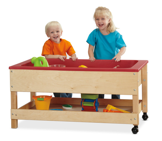 Sensory Table with Shelf