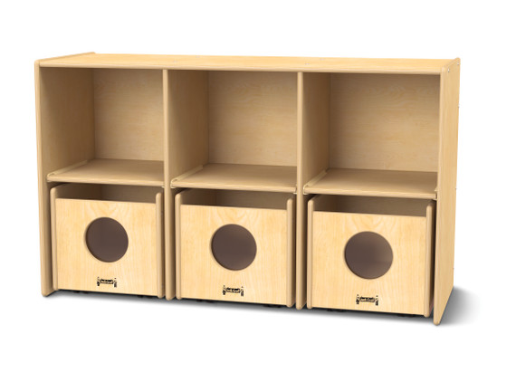 See-n-Wheel Shelf with Bins See-n-Wheel Shelf with Bins