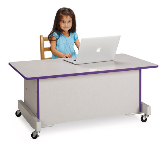 Rainbow Accents Apollo Single Computer Desk