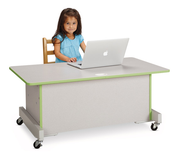 Rainbow Accents Apollo Single Computer Desk