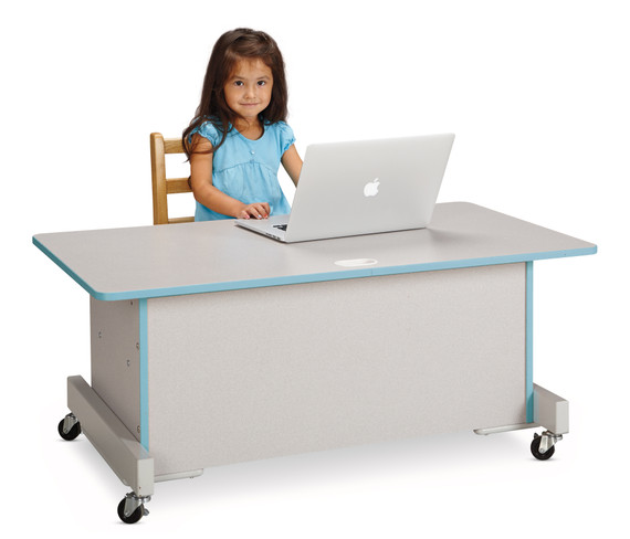 Rainbow Accents Apollo Single Computer Desk