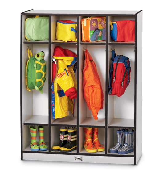 Rainbow Accents 4 Section Coat Locker