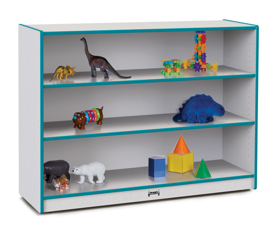 Rainbow Accents Super-Sized Adjustable Mobile Straight-Shelf