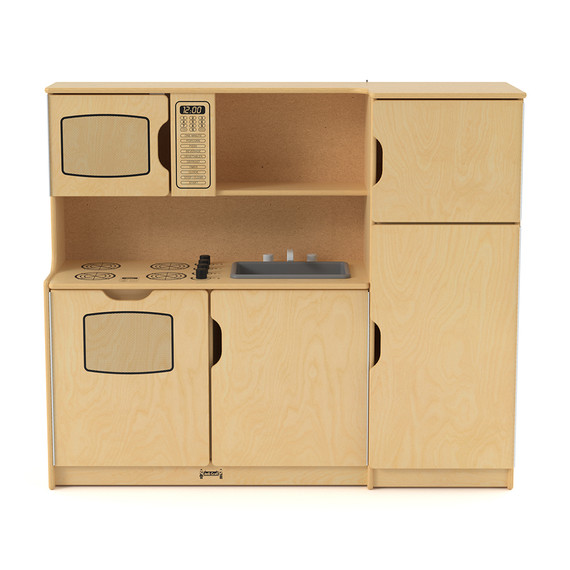 Kids All-In-One Wooden Play Kitchen Set