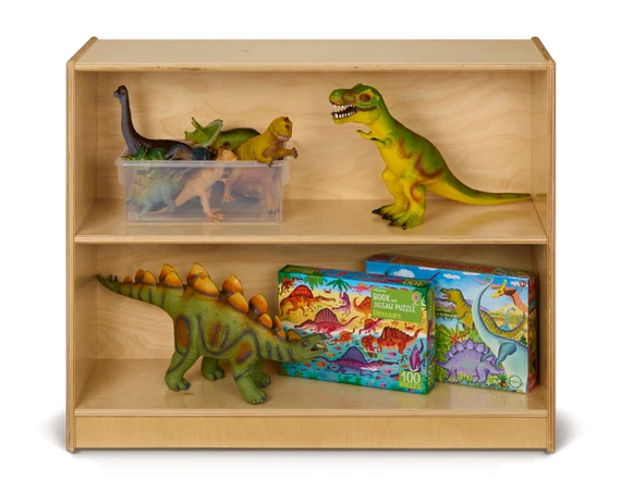 Wooden Six Shelf Book Display Bookshelf Stand