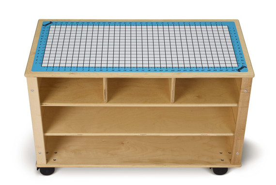 Kids Mobile STEM Learning Station Shelf With Storage