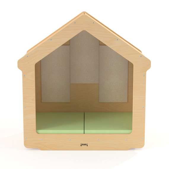 Kids Classroom Wooden Reading Nook With Sound Dampening Panels