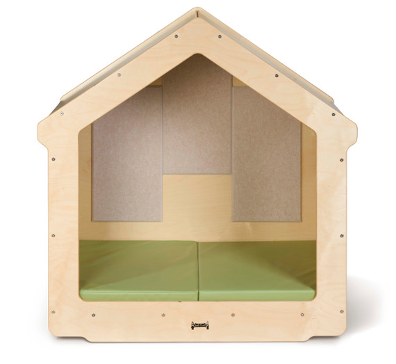 Kids Classroom Wooden Reading Nook With Sound Dampening Panels