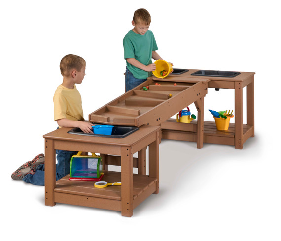 EverPlay® Deluxe Outdoor Waterfall Sensory Table Set
