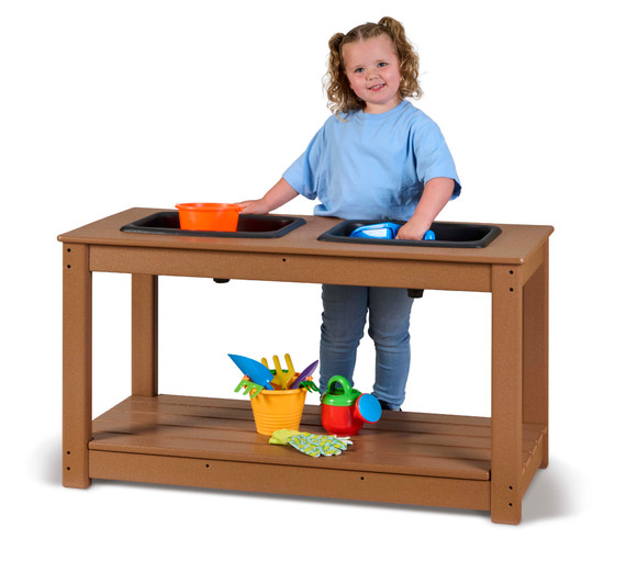 EverPlay® Kids Double Outdoor Sand & Water Sensory Activity Table