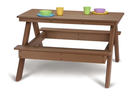 EverPlay® Kids HDPE Plastic Outdoor Patio Picnic Bench Table