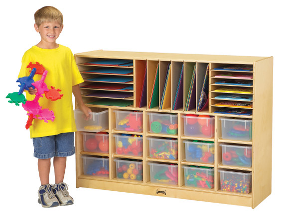 Sectional Cubbie-Tray Mobile Unit