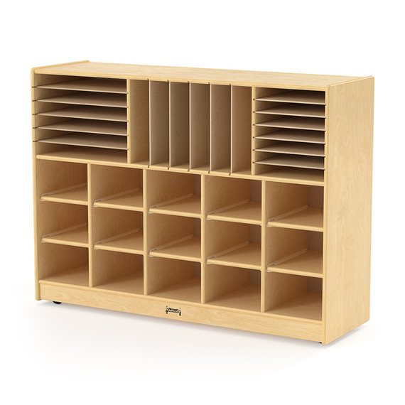 Sectional Cubbie-Tray Mobile Unit