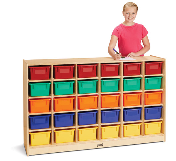 30 Cubbie-Tray Mobile Storage