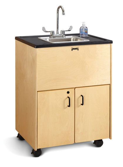 Clean Hands Helper Portable Sink- 38" Counter - Stainless Steel Sink