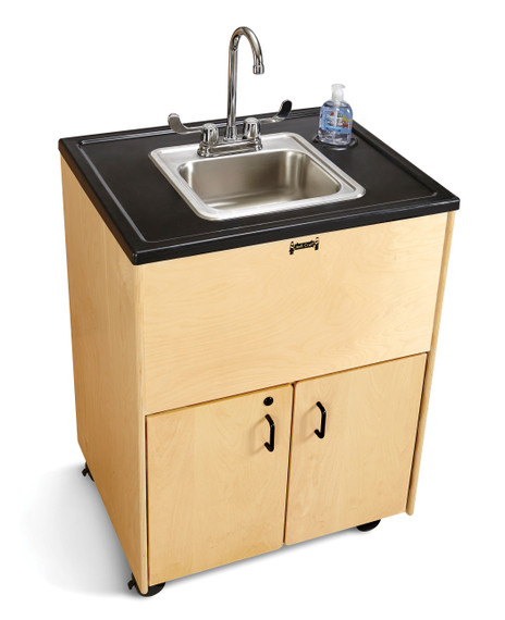 Clean Hands Helper Portable Sink- 38" Counter - Stainless Steel Sink