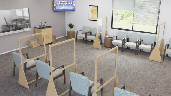 Clean Hands Helper Portable Sink- 38" Counter - Stainless Steel Sink