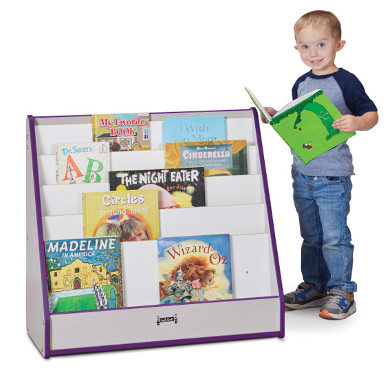 Flushback Pick-a-Book Stand - Purple