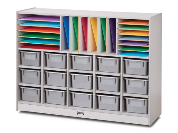 Rainbow Accents Sectional Cubbie - Tray Mobile Unit Rainbow Accents Sectional Cubbie - Tray Mobile Unit