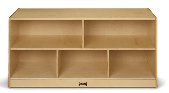 Toddler Single Mobile Storage Unit - 18" Deep