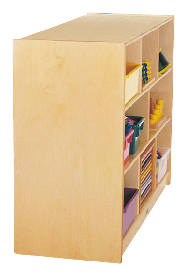 Toddler Single Mobile Storage Unit - 18" Deep